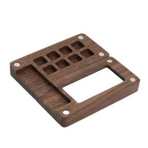 미니 휴대용 미술파레트 물감 휴대용 나무 수제 수채화 상자 빈 미니 나무 아크릴 페인트 용, C