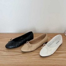 오피스 정장룩 여성화 발편한 낮은굽 리본 플랫 단화 -1222hy