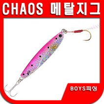 카오스 메탈지그 루어메탈지(20g-100g)농어 삼치 우럭 배스 갈치 볼락 고등어 참돔, 골드, 80g