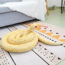 인형선물 시뮬레이션 장난감 뱀 파이썬 살모사 2m 3m, 시뮬레이션 파이썬, 3 베이지