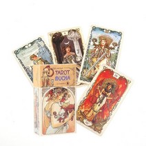 초등보드게임 alice wonderland oracle cards deck 신비한 안내 운세 fate tarot cards board game for family kids, 78개 tt34