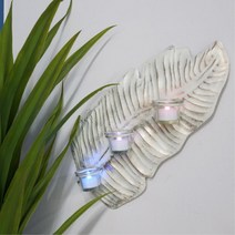 벽걸이촛대 벽촛대 나뭇잎 티라이트홀더 홈스타일링 집들이선물 카페오브제 양초받침