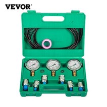 매니폴드 게이지 압력 게이지 매니폴드 압력계 vevor 0-60mpa 유압 테스트 키트 휴대용 케이스 포함 굴착기용 디지털 계 측정기