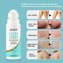 Sevich 90ml 애프터 셰 이브 (Aftershave) 는 면도 후 적색을 감소시킵니다. 다크 스팟 면도기 Ingrowns Ha, 한개옵션0