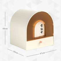 고양이입 편한 상쾌한 하우스 냄새제거 악취제거 탈취 깔끔한 cats house 이쁜집 고양이방석, 웨스트 코스트-바닐라 크림색