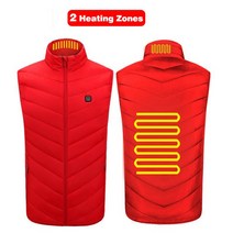 발열조끼 열선 난방 재킷 USB 스위치 2-11 영역 가열 조끼 전기 열 사냥 야외 코트 남자 여자의 지능형 패딩 된 옷