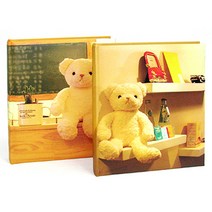 드림 베어 양장 접착앨범 30매, 선인장