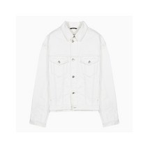 21SS 메종 마르지엘라 화이트 데님 여성 재킷 S51AM0428 S30642 101 S51AM0428S3064210100