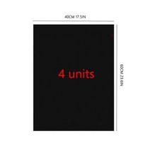 바베큐 그릴 야외 캠핑 바베큐 매트 40x60 0.25mm 바베큐 그릴 오븐 매트 세트, 40x60 4pcs 블랙