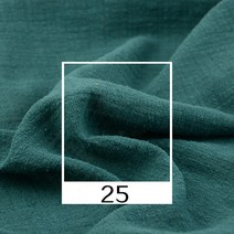 한복원단 한복천 부드러운 린넨 코튼 원단 50x130cm 소재 순수 천연 아마 바느질 D, 25 Dark green