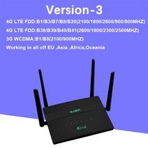 lte라우터 휴대용 와이파이 라우터 포켓파이 kuwfi 3000mbps 잠금 해제 장거리 4g 리피터 무선 rj45 wan lan 익스텐더 모뎀 경로 지원 32 사용자, 블랙-3