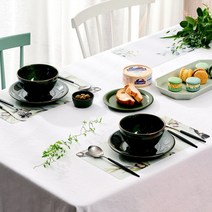 TPU 방수 올리브 식탁매트 S 엘라다이닝, 단일사이즈