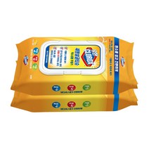 유한크로락스 세정살균티슈 시트러스 블랜드 60매, 2개