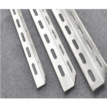 ㄱ형강 L 강관 아연도금 펀칭 앵글 스틸 브라켓 철, 이중 구멍 40x40x3.0 용융 아연 도금