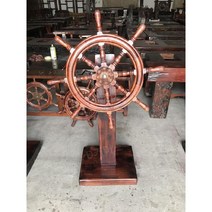 카페 모형 조타기 장식 거실 모빌 방향키 인테리어, 72cm