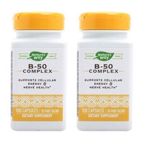 네이쳐스웨이 B-50 컴플렉스 B2 코엔자임 캡슐, 100개입, 2개, 100정