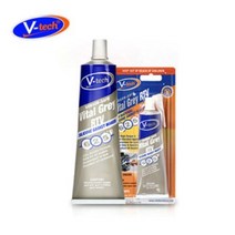 INVEN* 브이텍 V-TECH 가스켓 접착제 (적 회 흑) 실리콘 내열 고온 보일러 엔진 @안전2중포장@, 회색