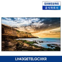 삼성전자 43인치 4K UHD 사이니지 디스플레이 LH43QETELGCXKR DID 모니터, 본체만(이상유무테스트필수)