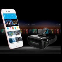 스마트폰장착 3D안경 가상현실 헤드셋 VR안경 VR박스 VR동영상 VR영화 휴대, 3세대VR박스 샤인컴