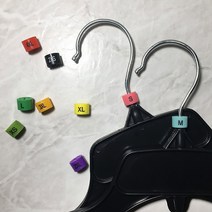 옷가게 사이즈 행거고리 의류매장 옷걸이 표시링_100P, S