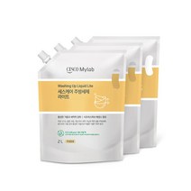 세스코 세스케어 주방세제 라이트 리필 2L x3개, 단품