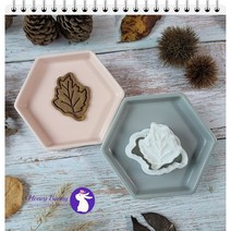 나뭇잎5 쿠키커터/허니버니쿠키커터/아이싱쿠키커터, 크기(A) 4.8 x 6.0 cm