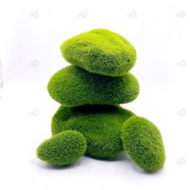 화분장식 테라리움 조경장식 촬영소품용 이끼돌 7x10 1p, 단품, 단품