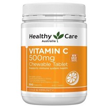 Healthy Care 헬시케어 비타민 C 500mg Chewable 500 테블렛 호주약국상품 1개