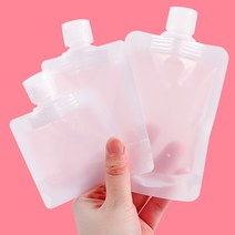 헬스와미 튜브형 여행용 스킨 로션 샴푸 소분 빈병 화장품용기 투명 액상 일회용 튜브 리필 공병 미니 소분 10개입, 30ml 10개입, 10개