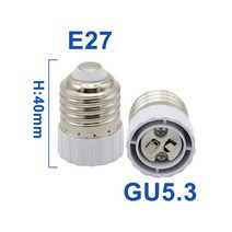 2개/몫 E14 램프 홀더 변환기 T5 2G11 라이트 GU5.3 EU 플러그 소켓 어댑터, 11 E27 To GU5.3