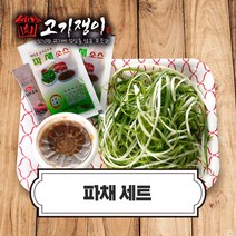 고기와 함께하면 더 맛있는 파채 SET 구매시 마늘소스 증정! 고기쟁이 소포장, 파채SET(소스증정)