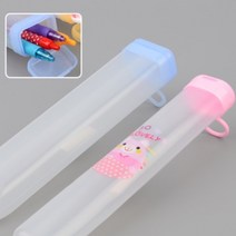 투명 플라스틱 칫솔 보관 케이스 휴대용 치약 개인 도시락 수저 통