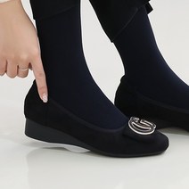 제이슈 기모안감 모얼 스웨이드 리본 단화 플랫슈즈 3cm