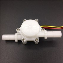 플로우메타 디지털 유량계 유량 측정기 적합 플라스틱 터빈 홀 물 센서 미터