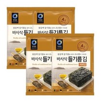 청정원 들기름 바사삭김 20g 4개