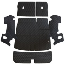 차팡 트렁크매트 제네시스 GV70 차박매트 풀커버 + 도어매트 + 1열 하단 커버, GV60_네이비