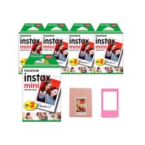 후지필름 인스탁스카메라 미니필름 100p + 2단 하드앨범 랜덤 발송 + 포토액자 랜덤 발송