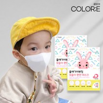 제이퓨어 영유아용 초소형 마스크 새부리형 울애기이쁘징 25매 5컬러 정식판매점 온라인 파트너, 화이트, 5매