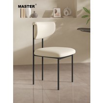 고급 식탁의자 엔틱 프렌치 유럽풍 의자 프랑스 크림 스타일 다이닝 체어 그물 레드 디자이너 북유럽 모던 미니멀 홈 화이트 식탁 백, [06] 베이지 [프로스트 벨벳] 투샷