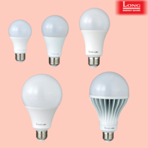 코스모스 롱LED LED 전구 벌브 6W 8W 12W 15W 20W 25W KS 인증 LED 램프, 01. 롱LED 올빔 벌브 6W, 주광색 ( 6500K )