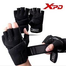 XPD 2중밴드 헬스장갑 XPG-650, 블랙
