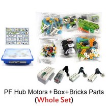 테크니컬 WeDo 2.0 코어 세트 로봇 공학 건설 빌딩 블록 45300 스팀 교육용 DIY 완구 호환, Core Set 1 Kit