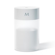 USB 초음파 가습기 디퓨저 260ML 가정용 자동차 에센셜 오일 분무기 LED 램프, White