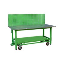 공구걸이 SUS상판 이동식 작업대 철제 선별대 SB-SUSM1P