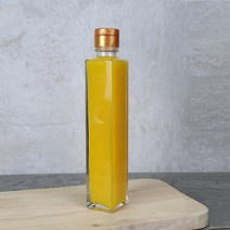 유리병 참기름병 200ml 하바리움사각 (원터치캡) 오일용기 소스 양념 포장용기, 원터치캡-블랙