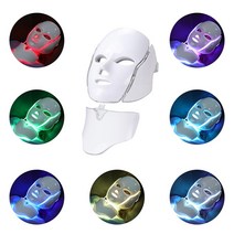 가정용 LED 마스크 얼굴 목 피부 주름 모공 여드름 관리기 리프팅 홈 케어 마사지 기, 페이셜 led마스크