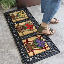 현관발매트 털이 발판 업소 깔판 신발발닦기 입구, 40cmx107cm (북유럽 클래식)