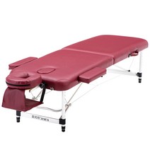 카이로프라틱 마사지 도수치료 이동식 휴대용 배드, 블랙 + 세트