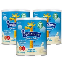 페디아슈어 그로우 앤 게인 바닐라 파우더 400g 3팩