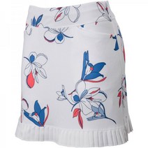 캘러웨이 여성 18인치 Noveau 프린트 플리츠 골프 치마 바지 골프웨어